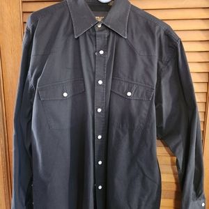 Drysdales pearl snap long sleeve shirt